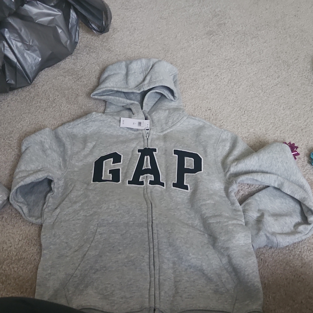Kids Gap Logo Hoodie Size L 10